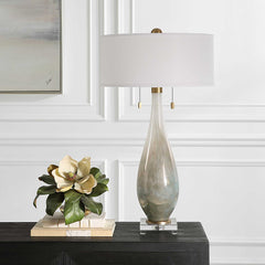 Cardoni Bronze Glass Table Lamp - Ornate Home