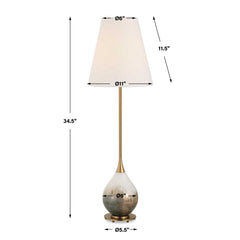 Cardoni Smoke Buffet Lamp - Ornate Home
