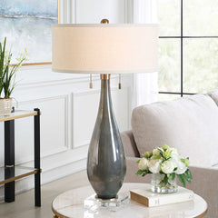 Cardoni Smoke Table Lamp - Ornate Home