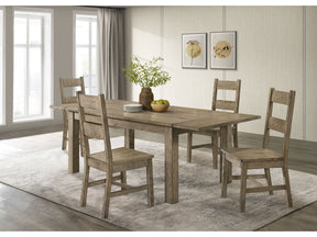 Cardova Vineyard Oak 5-piece Extension Table Dining Set - Ornate Home