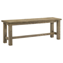 Cardova Vineyard Oak 51-inch Solid Wood Dining Bench - Ornate Home