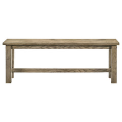Cardova Vineyard Oak 51-inch Solid Wood Dining Bench - Ornate Home