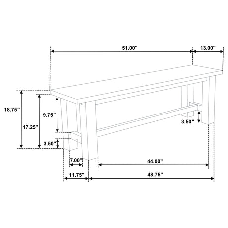 Cardova Vineyard Oak 6-piece Extension Table Dining Set - Ornate Home