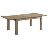 Cardova Vineyard Oak 87-inch Solid Wood Extension Dining Table - Ornate Home