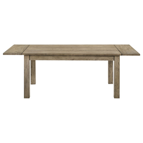 Cardova Vineyard Oak 87-inch Solid Wood Extension Dining Table - Ornate Home