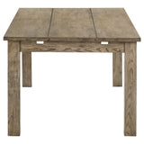 Cardova Vineyard Oak 87-inch Solid Wood Extension Dining Table - Ornate Home