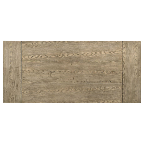 Cardova Vineyard Oak 87-inch Solid Wood Extension Dining Table - Ornate Home