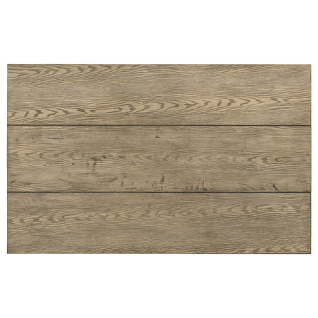 Cardova Vineyard Oak 87-inch Solid Wood Extension Dining Table - Ornate Home