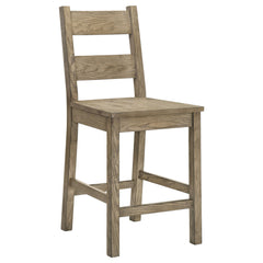 Cardova Vineyard Oak Counter Height Dining Chair (Set of 2) - Ornate Home