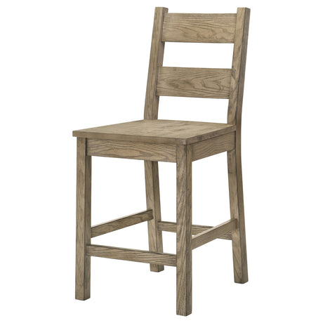 Cardova Vineyard Oak Counter Height Dining Chair (Set of 2) - Ornate Home