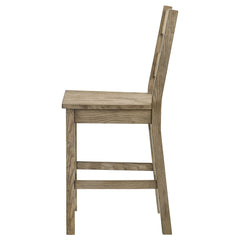 Cardova Vineyard Oak Counter Height Dining Chair (Set of 2) - Ornate Home