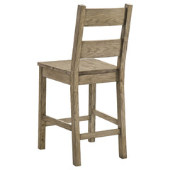 Cardova Vineyard Oak Counter Height Dining Chair (Set of 2) - Ornate Home