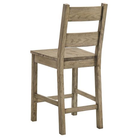 Cardova Vineyard Oak Counter Height Dining Chair (Set of 2) - Ornate Home