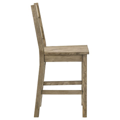 Cardova Vineyard Oak Counter Height Dining Chair (Set of 2) - Ornate Home