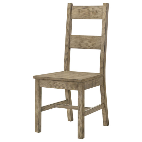 Cardova Vineyard Oak Solid Wood Dining Side Chair (Set of 2) - Ornate Home