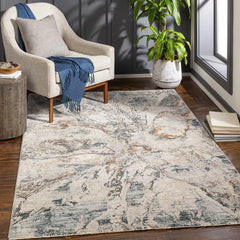 Cardup Beige Marble Rug - Ornate Home