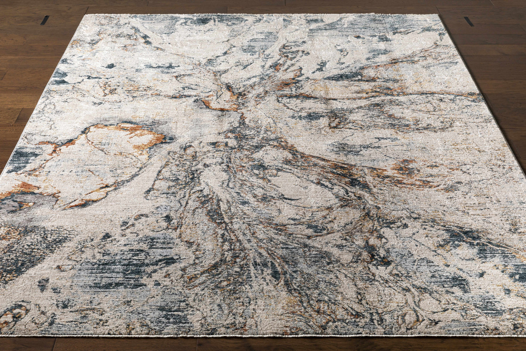 Cardup Beige Marble Rug - Ornate Home