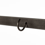 Carell Black Metal and Wood Shelf Hall Tree - Ornate Home