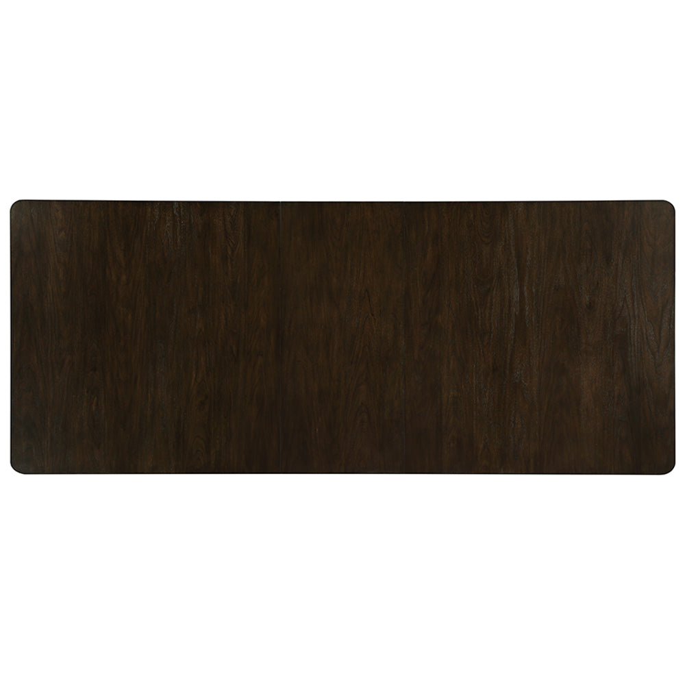 Carena White & Brown Dining Table W/Leaf - Ornate Home