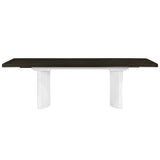 Carena White & Brown Dining Table W/Leaf - Ornate Home