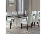 Carena White & Brown Dining Table W/Leaf - Ornate Home