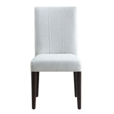 Carena White & Brown Side Chair (Set of 2) - Ornate Home