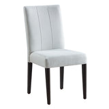 Carena White & Brown Side Chair (Set of 2) - Ornate Home