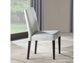Carena White & Brown Side Chair (Set of 2) - Ornate Home