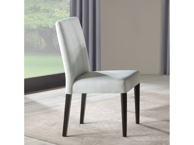 Carena White & Brown Side Chair (Set of 2) - Ornate Home