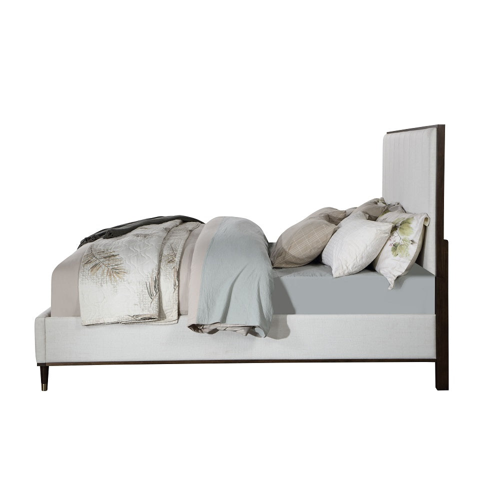 Carena White Eastern King Bed - Ornate Home