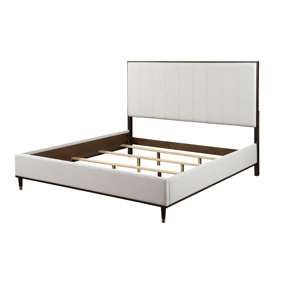 Carena White Eastern King Bed - Ornate Home
