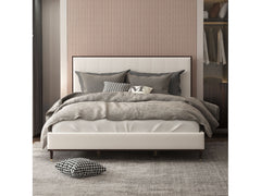Carena White Eastern King Bed - Ornate Home