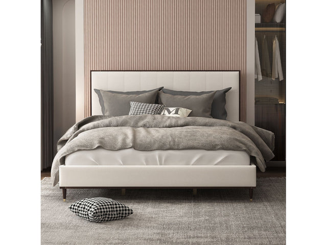 Carena White Eastern King Bed - Ornate Home