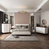 Carena White Queen Bed - Ornate Home