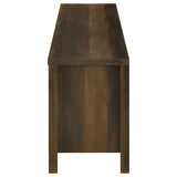 Carey Dark Pine 79-inch TV Stand Fireplace Media Console - Ornate Home