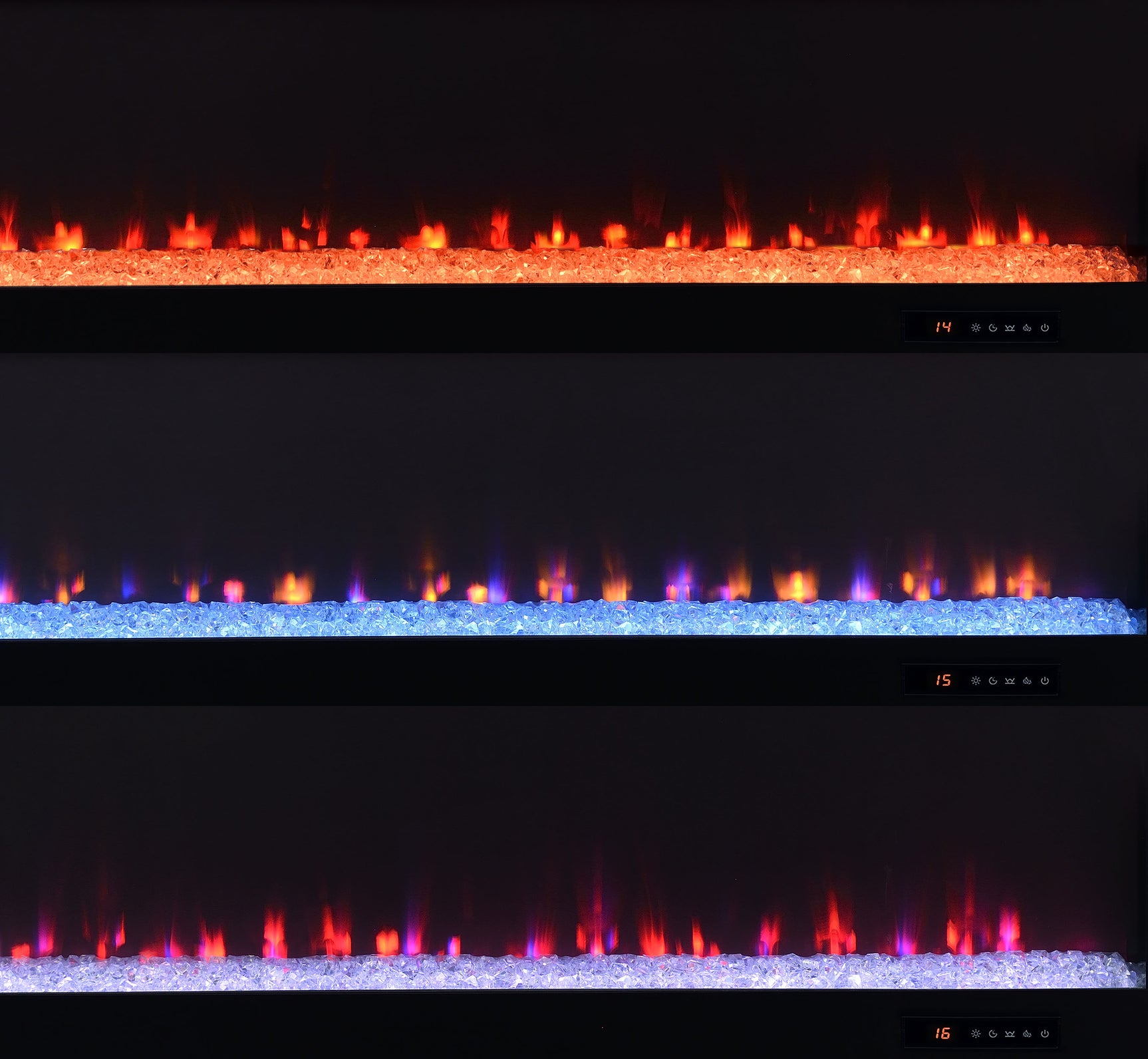 Carey Dark Pine 79-inch TV Stand Fireplace Media Console - Ornate Home