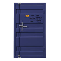 Cargo Blue Chest (Single Door) - Ornate Home