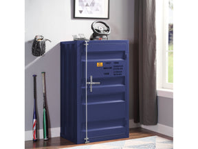 Cargo Blue Chest (Single Door) - Ornate Home