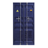 Cargo Blue Double Door Wardrobe - Ornate Home