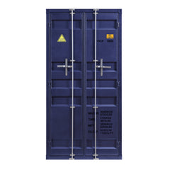 Cargo Blue Double Door Wardrobe - Ornate Home
