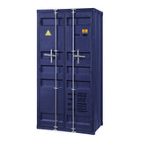 Cargo Blue Double Door Wardrobe - Ornate Home