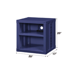 Cargo Blue Nightstand (USB) - Ornate Home