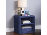 Cargo Blue Nightstand (USB) - Ornate Home