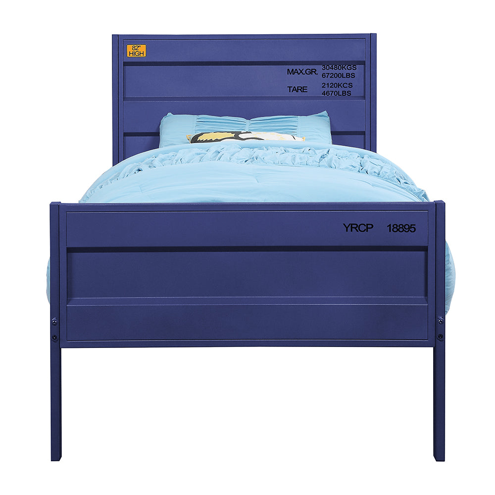 Cargo Blue Twin Bed - Ornate Home