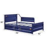 Cargo Blue Twin Daybed & Trundle - Ornate Home