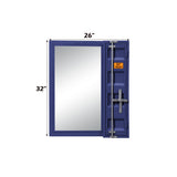 Cargo Blue Vanity Mirror - Ornate Home