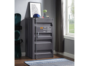 Cargo Gunmetal Chest (Single Door) - Ornate Home