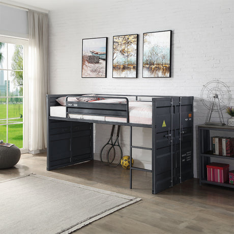 Cargo Gunmetal Loft Bed - Ornate Home