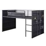 Cargo Gunmetal Loft Bed - Ornate Home