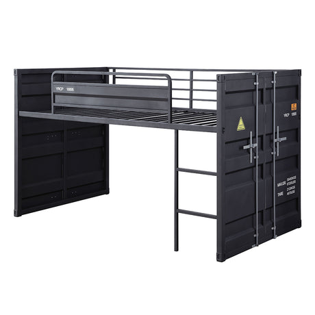 Cargo Gunmetal Loft Bed - Ornate Home